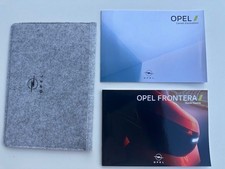OPEL FRONTERA  2025 2026  Notice Utilisation Carnet Entretien Pochette Feutrine 