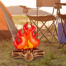 Faux feu de camp gonflable, décoration de jardin pour pelouse extérieure