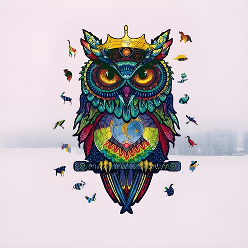 Puzzles animaux bois 3 - puzzles,