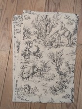 Coupon tissu marignan scène - coupon,