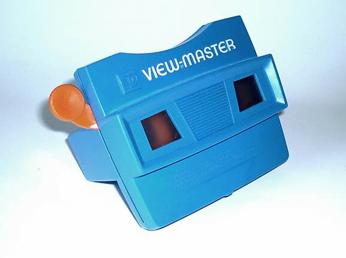 Modèle bleu vmi view - modèle, view-master