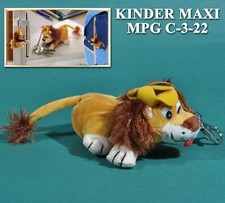Kinder Maxi 2005, Italie, MPG C-3-22 peluche lion porte-clefs + BPZ
