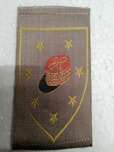 Insigne tissu des - en, chantier