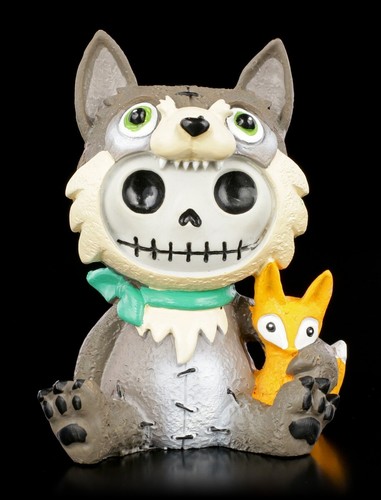 Furry figurine loup - figurine,