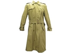 VINTAGE MANTEAU BURBERRYS IMPERMEABLE TRENCH LONG L 42 EN COTON BEIGE COAT 1550€