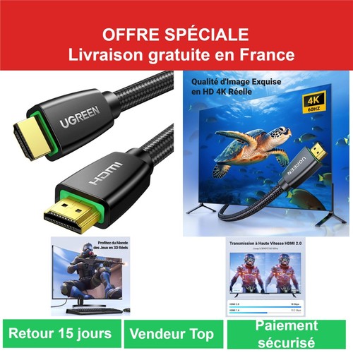 Ugreen câble hdmi ultra hd - câble,