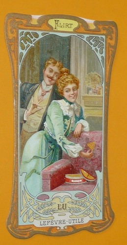 Chromo 1900 art nouveau - chromo,