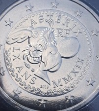 Pièce 2 euros Astérix Coincard BU ( 100 000 ex ) Fautée rare 