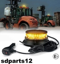 Gyrophare LED Ultra Slim Magnétique 17 fonctions E Marque E9 IP67 Orange 12/24V