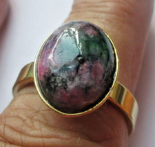 antique gold plate ring pearl