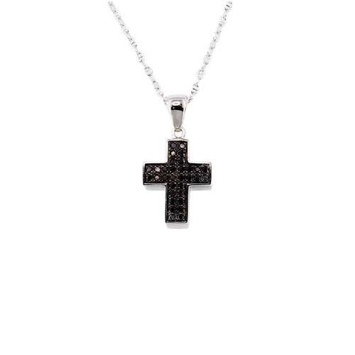 Collier croix kt et - collier, 18
