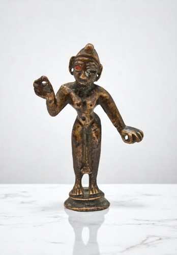Figurine antique laiton du - en,