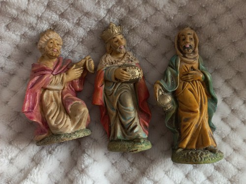 Santons rois mages - santons, resine