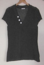 TRES BEAU PULL GRIS MANCHES