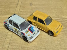 Lot De 2 Voiture Miniature Peugeot 205 T16 1/43 Bburago