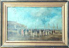 Ménard - Fête de la mer -  huile sur toile vers 1970 ,signée