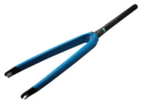 Lapierre Plein Carbon Fourche Vélo de Course Noir Bleu Fuselé Serrage Rapide