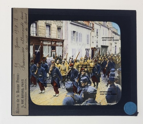 Plaque verre 1914 1918 - plaque,