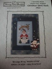 grille point de croix Waxing Moon Designs "christmas short stack" noël