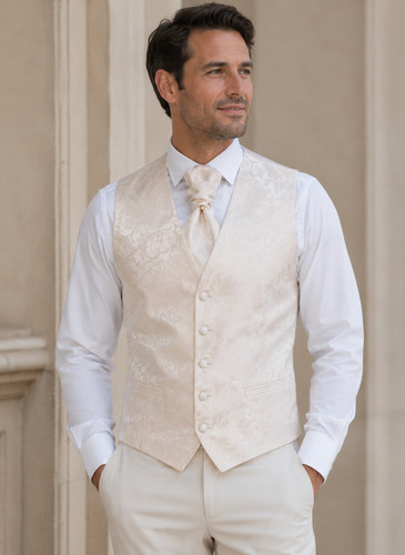 Gilet costume lavallière - costume,