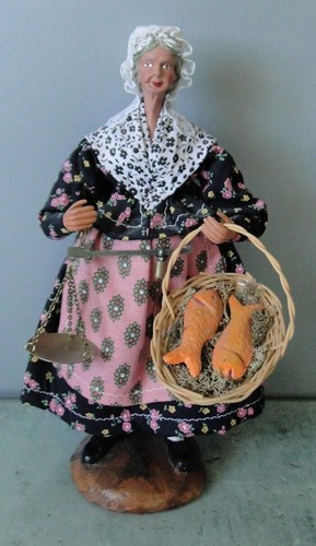 Doll handmade santon - doll, ancien