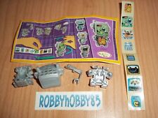 Ft041 Robot Gris + Bpz (Autocollants Sans Code) Kinder Surprise Italie 2013