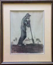 Dessin ancien Fusain et