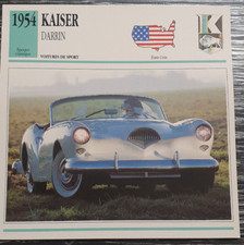 KAISER DARRIN CARTE EDITION ATLAS AUTO VOITURE