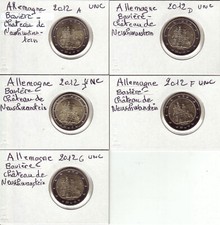 Lot, 2 Euro X 5 Ateliers
