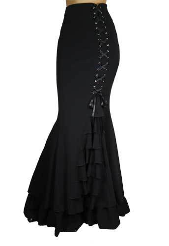 Sirène queue ruffles - ruffles, long