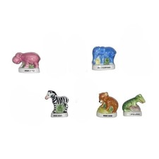 LOT 5 FÈVES "BEBE ANIMAUX" TB