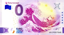 86 FUTUROSCOPE 14, Lapin crétin Surfeur, 2025, Billet Euro Souvenir