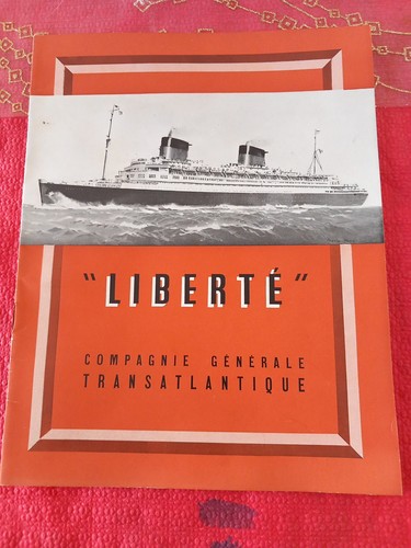 Lot menu paquebot - 7, liberte