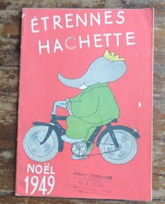 Catalogue étrennes Hachette 1949 - Babar - Bon état