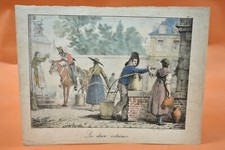 Lithographie XIXème - Les