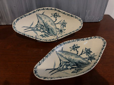 2 RAVIERS DÉCOR DE FLEURS et