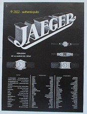 PUBLICITE JAEGER LECOULTRE