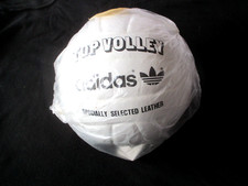 BALLON BALL VINTAGE 80'S ADIDAS TOP VOLLEY VOLLEYBALL NEUF !!