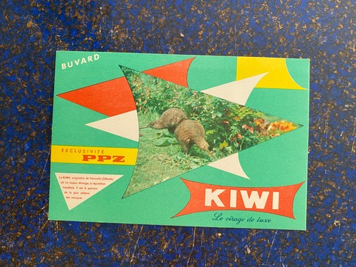 Buvard publicitaire kiwi - buvard,