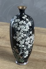 PETIT VASE BALUSTRE  EN ÉMAUX