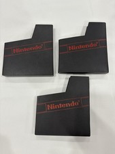 Lot De 3 Fourreaux Boitier Boite Etui Nintendo Officiel Pour Jeux Nintendo NES