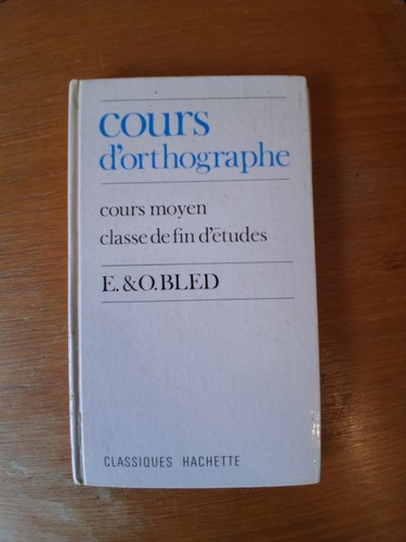 Ancien livre scolaire bled - ancien,