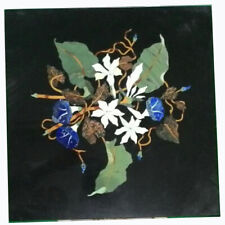 18 " Marbre Table Top Demi Précieux Pierres Incrustation Handmade Décor