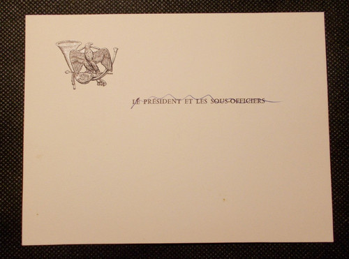 Carte militaire vierge insigne