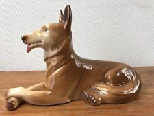Faience st SAINT CLEMENT circa. 1950/1960 CHIEN GRAND modèle BEL ETAT / Dog 
