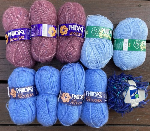 Lot pelotes de laine - de,