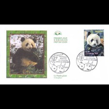 CEF - Animaux disparus ou menacés - Panda géant - oblit Paris 20/6/09