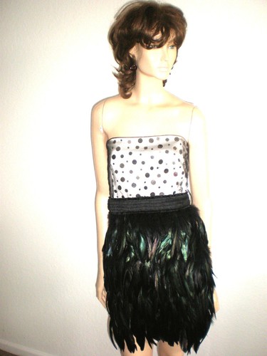 Nwt xeniya silk feather - silk, skirt