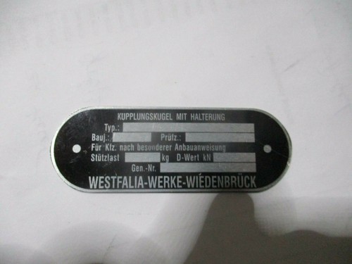 Plaque ahk embrayage - plaque, remorque