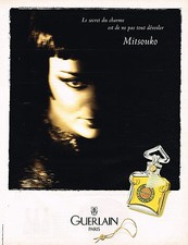 PUBLICITE ADVERTISING 045  1997  GUERLAIN  MITSOUKO   pour femme parfum